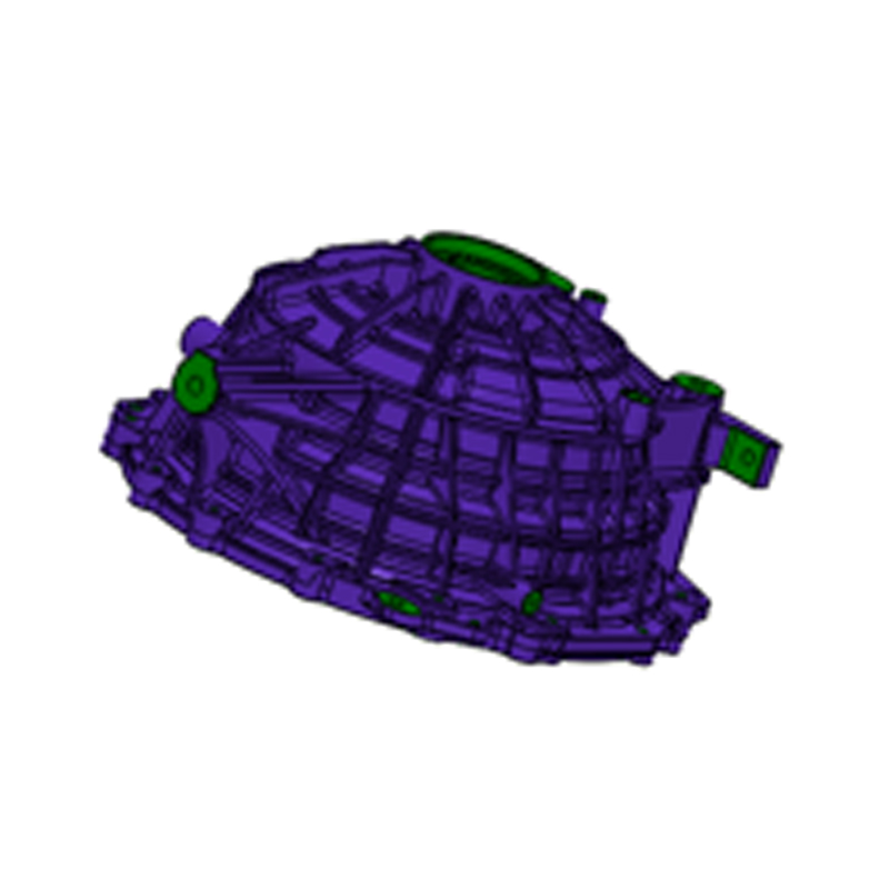 Transmissão de fundição sob pressão de liga de alumínio 1650T Transmissão de fundição sob pressão de liga de alumínio 1650T