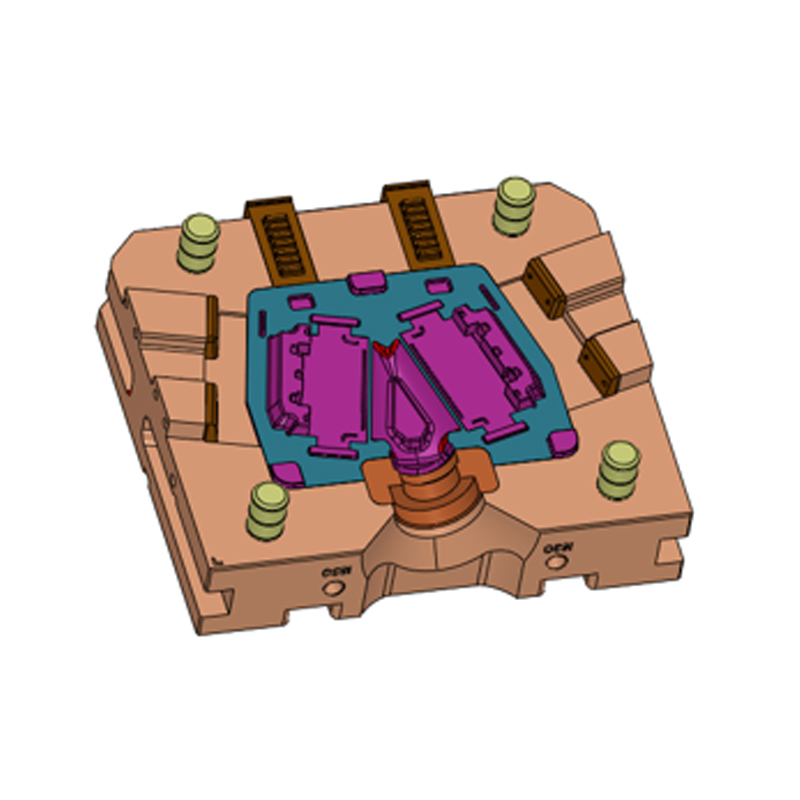 Placa de compartimento de bateria de fundição em liga de alumínio, um molde, dois furos Placa de compartimento de bateria de fundição em liga de alumínio, um molde, dois furos