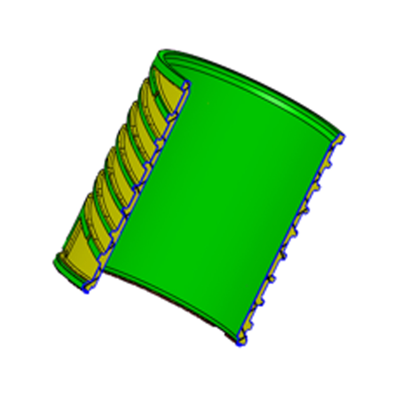 Jaqueta de água de resfriamento para fundição sob pressão de liga de alumínio Jaqueta de água de resfriamento para fundição sob pressão de liga de alumínio